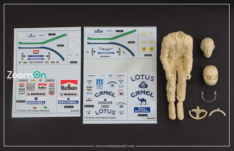 ZoomOn ZF008-C 1/12 アイルトン セナ フィギュア (B)キャメル