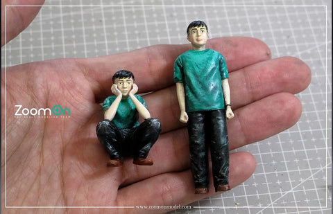 ZoomOn ZF009 1/64 武内樹 (Itsuki Takeuchi) フィギュア 座りポーズ