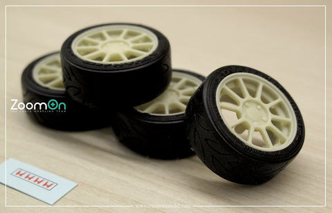 ZoomOn ZR003 1/24 16インチ DC2 98 spec ホイールセット