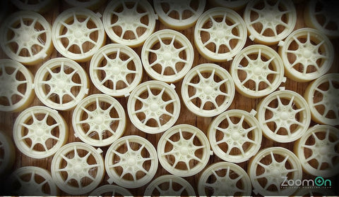 ZoomOn ZR004 1/24 17インチ 無限 MF-8 ホイールセット