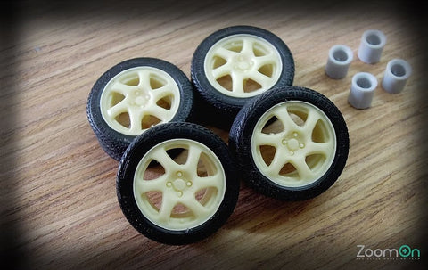 ZoomOn ZR007 1/24 15インチ Gsr Blades ホイールセット