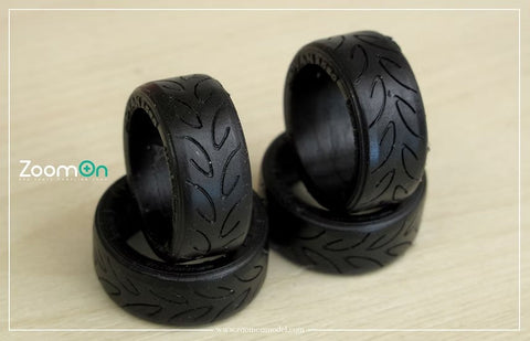 ZoomOn ZR014 1/24 14-15インチ アドバン a050 タイヤ セット