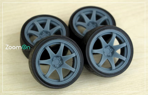 ZoomOn ZR016 1/24 20インチ XXR 522 ホイールセット