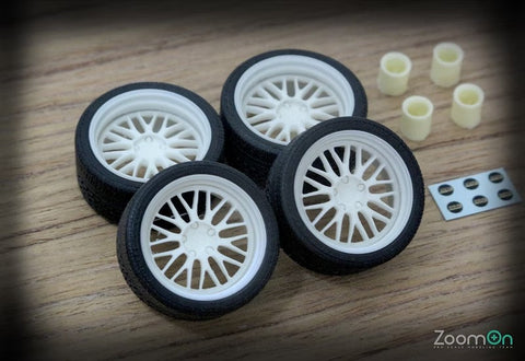 ZoomOn ZR017 1/24 19インチ BBS LM ホイールセット