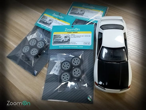 ZoomOn ZR019 1/24 17インチ SSR レーシングホイールセット