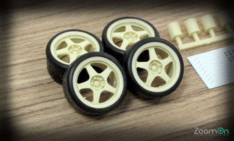 ZoomOn ZR025 1/24 17インチ スプーンスポーツ ホイールセット