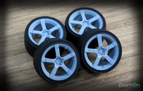 ZoomOn ZR028 1/24 18インチ プロドライブ GC-07 ホイールセット