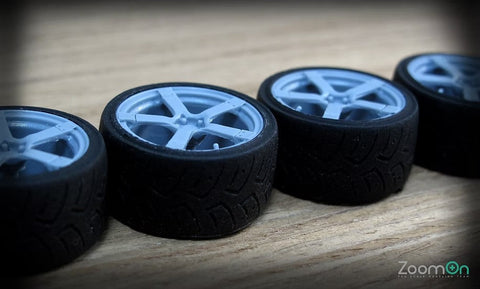 ZoomOn ZR028 1/24 18インチ プロドライブ GC-07 ホイールセット