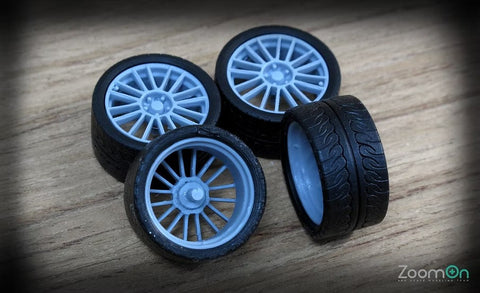 ZoomOn ZR029 1/24 17インチ スプーン CR93 ホイールセット