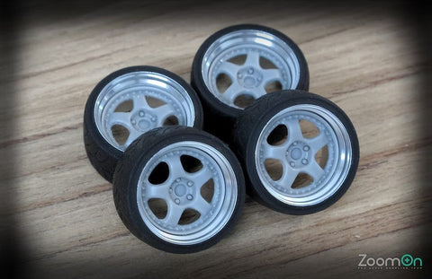 ZoomOn ZR032 1/24 18インチ ワーク マイスター s1 ホイールセット