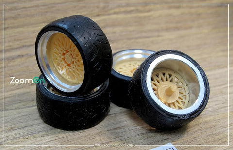 ZoomOn ZR034 1/24 18インチ エセックス タイプENCM ホイールセット