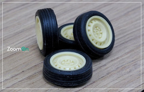 ZoomOn ZR035 1/24 16インチ スチール ホイールセット