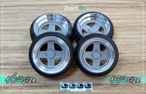 ZoomOn ZR041 1/24 16インチ SSR MK2 ホイールセット