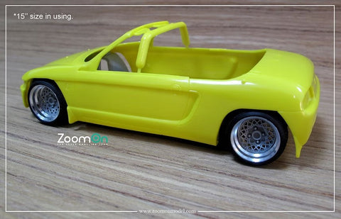 ZoomOn ZR042 1/24 16インチ エンケイ アパッチ IV ホイールセット