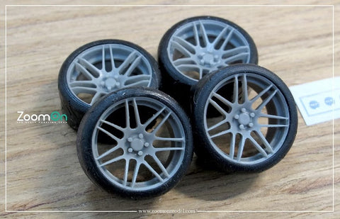 ZoomOn ZR046 1/24 17インチ Forgedstar F14 ホイールセット