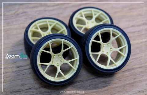 ZoomOn ZR053 1/24 18インチ BC Forged RS41 ホイールセット