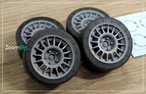 ZoomOn ZR055 1/24 15インチ Oz レーシングスポーツ ホイールセット