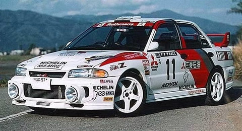 ZoomOn ZR077 1/24 17インチ エンケイ WRC ターマックエボ ホイールセット (5穴)
