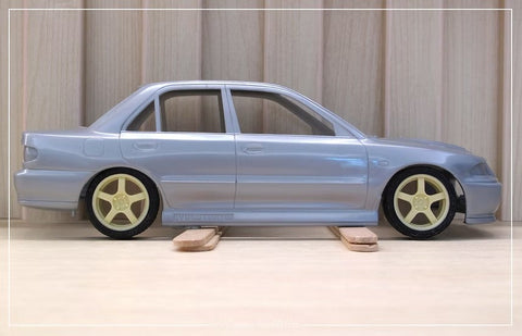 ZoomOn ZR077 1/24 17インチ エンケイ WRC ターマックエボ ホイールセット (5穴)