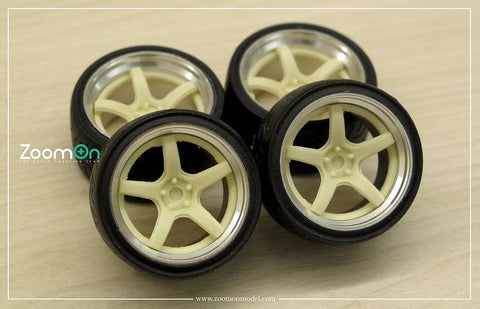 ZoomOn ZR079 1/24 18インチ ワーク エモーション T5R 2P ホイールセット