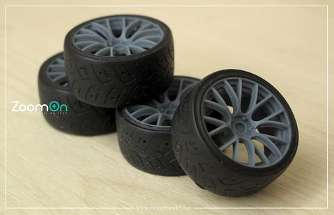 ZoomOn ZR092 1/24 16インチ レイズ G16 ホイールセット