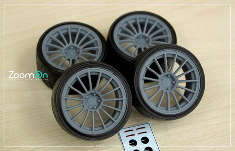 ZoomOn ZR104 1/24 19インチ エンケイ RS05RR ホイールセット