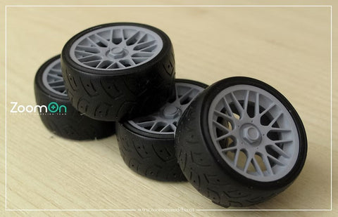 ZoomOn ZR106 1/24 18インチ Work Starfield ホイールセット