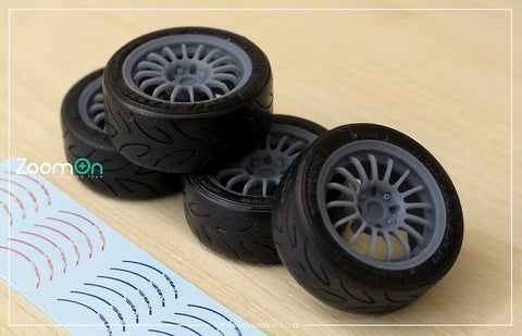 ZoomOn ZR107 1/24 16インチ スプリントハート CPF ホイールセット