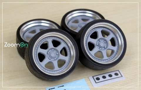 ZoomOn ZR108 1/24 19インチ ワーク マイスター L1 ホイールセット