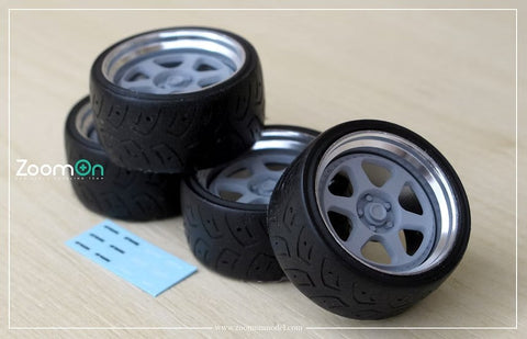 ZoomOn ZR108 1/24 20インチ ワーク マイスター L1 ホイールセット