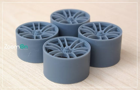 ZoomOn ZR110-18 1/24 18インチ 18'' エンケイ RA039 ホイールセット(タイヤ無し)(タミヤ用)