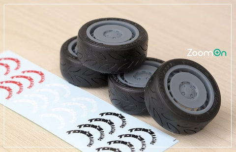 ZoomOn ZR114-15 1/24 15インチ Tom's racing ホイールセット
