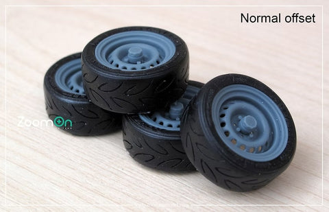 ZoomOn ZR123 1/24 15インチ ブリヂストン スーパーラップ ホイールセット