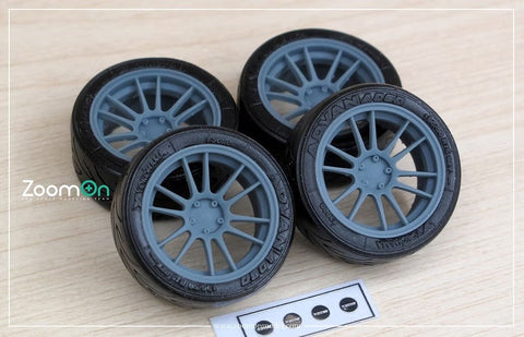 ZoomOn ZR126  1/24 16インチ エンケイGTC01RR ホイールセット