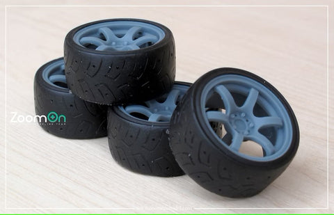 ZoomOn ZR130  1/24 18インチ レイズ 57DR ホイールセット