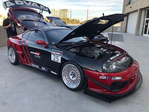 ZoomOn ZR131  1/24 19インチ SSR フォーミュラエアロメッシュ ホイールセット