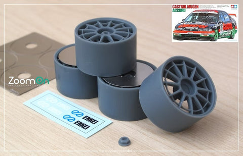 ZoomOn ZR134  1/24 18インチ エンケイNT03 カストロール アコード JTCC 1997 ホイールセット