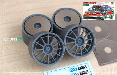 ZoomOn ZR134  1/24 18インチ エンケイNT03 カストロール アコード JTCC 1997 ホイールセット