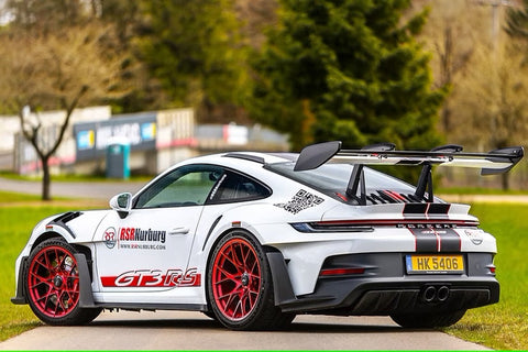 ZoomOn ZR135 1/24 ポルシェ 992 GT3 RS ホイールリムセット フロント：20インチ リア：21インチ（タミヤ用）8 パーツ（ディスクカバー無し)