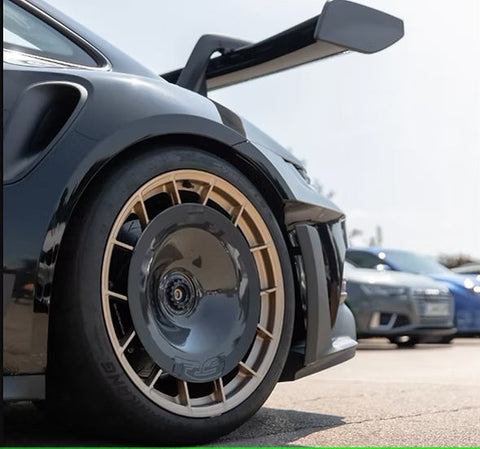 ZoomOn ZR135 1/24 ポルシェ 992 GT3 RS ホイールリムセット フロント：20インチ リア：21インチ（タミヤ用）8 パーツ（ディスクカバー付)