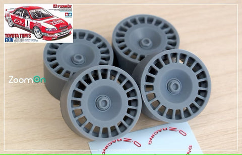ZoomOn ZR138 1/24 18'' OZレーシング エクシブ JTCC センターロック リムセット