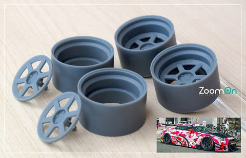 ZoomOn ZR141 1/24 20インチ LB LD-T6 リムセット