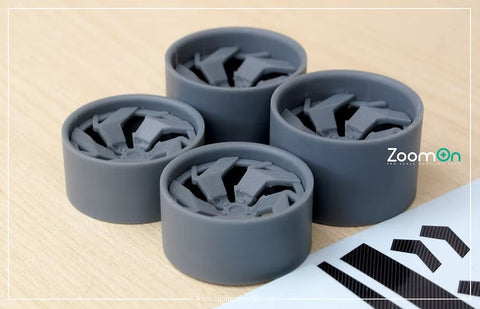 ZoomOn ZR145  1/24 PUR LX12 リムセット (アオシマ用)