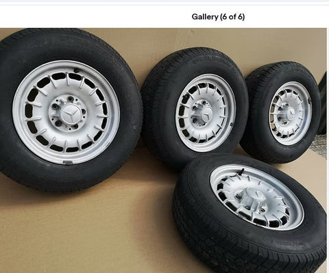 ZoomOn ZR151 1/24 14'' メルセデスベンツ クラシック OEM 79-84' リムセット(タミヤ用)