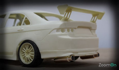 ZoomOn ZT016 1/24 メタルエキゾースト パイプ (Mサイズ)