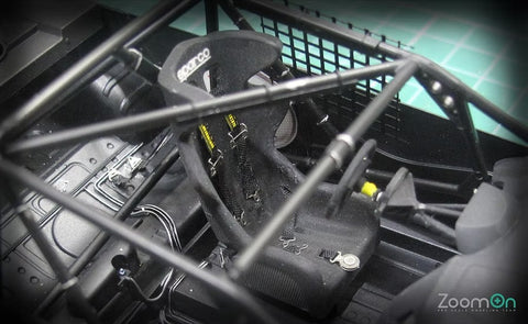 ZoomOn ZT017 1/24 レーシングシートベルトセット(グリーン)