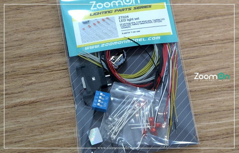 ZoomOn ZT024 1/24 LED ライト セット