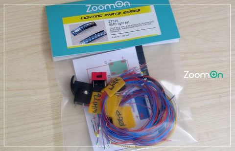 ZoomOn ZT025 1/24 SMD ライト セット