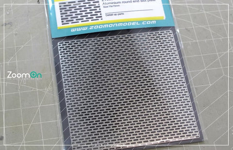 ZoomOn ZT033 1/24 アルミ ラウンドエンドスロットプレート