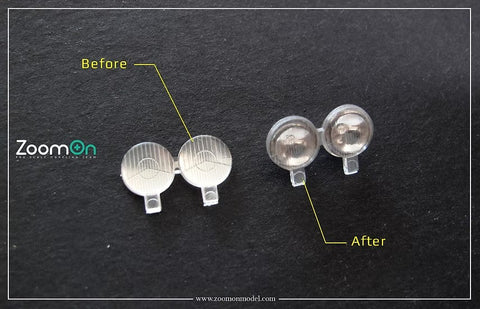 ZoomOn ZT049 1/24 ヘッドライト ディティールアップ パーツセット(6.5mm)